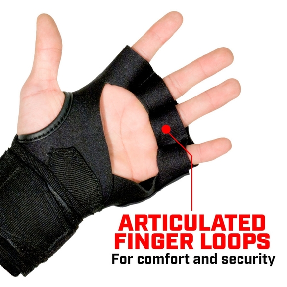 NEW Revgear Gel Hand Wraps with Wrist Wrap, black - Picture 4 of 6